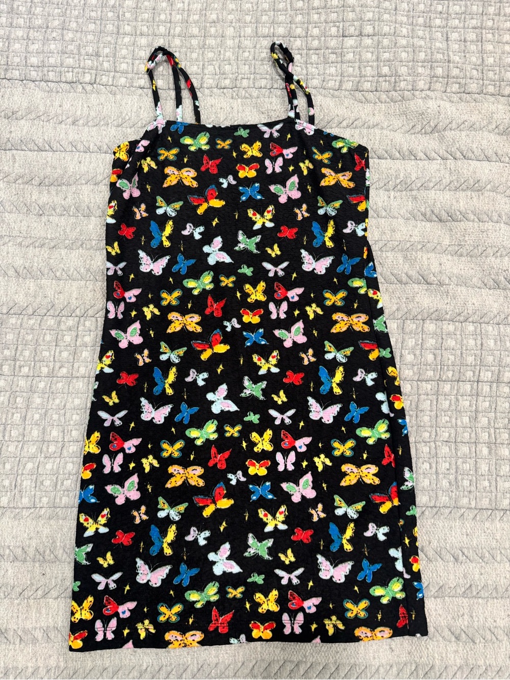 Nordstrom- BP- Black Butterfly Print Spaghetti Strap Dress🦋